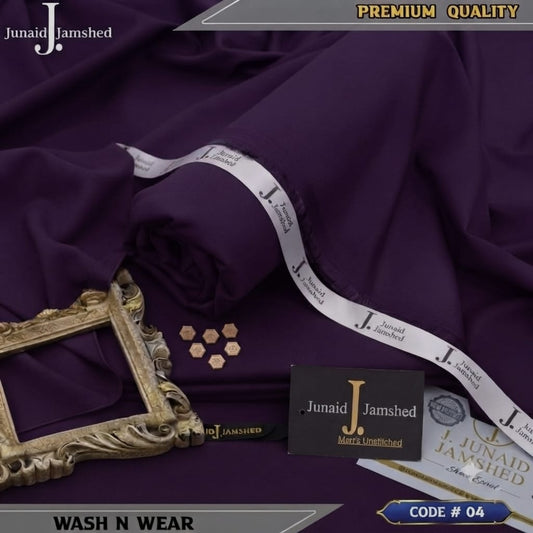 J. JUNAID JAMSHED PREMIUM WASH N WEAR BLACKBERRY WINE