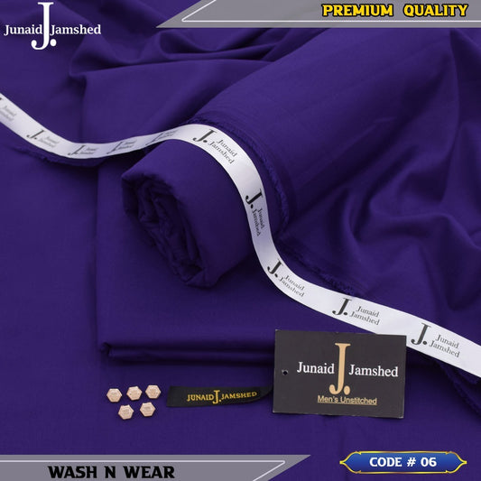 J. JUNAID JAMSHED PREMIUM WASH N WEAR ROYAL PURPLE