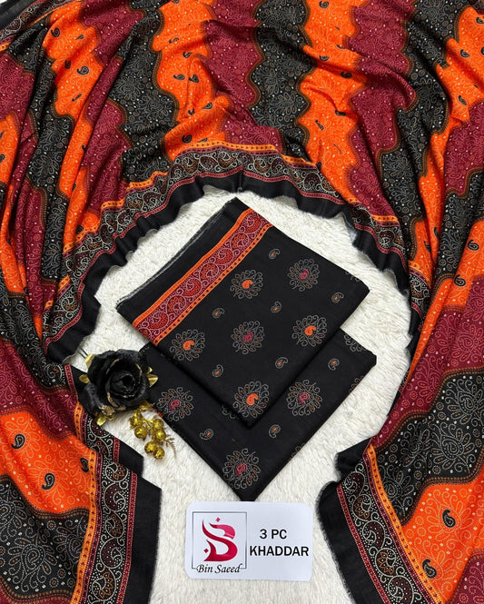 Binsaeed khaddar 3-Piece 100% Orignal RC 1010
