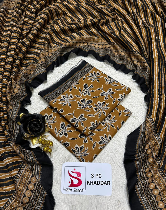 Binsaeed khaddar 3-Piece 100% Orignal RC 1005