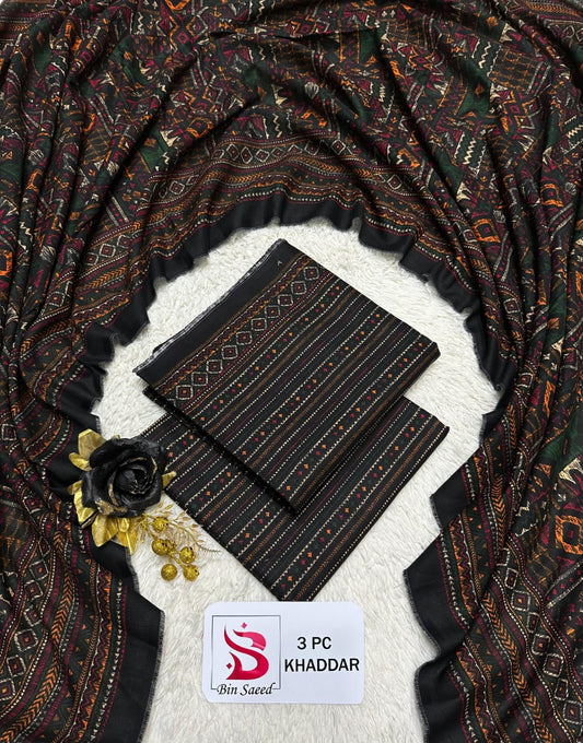 Binsaeed khaddar 3-Piece 100% Orignal RC 1008