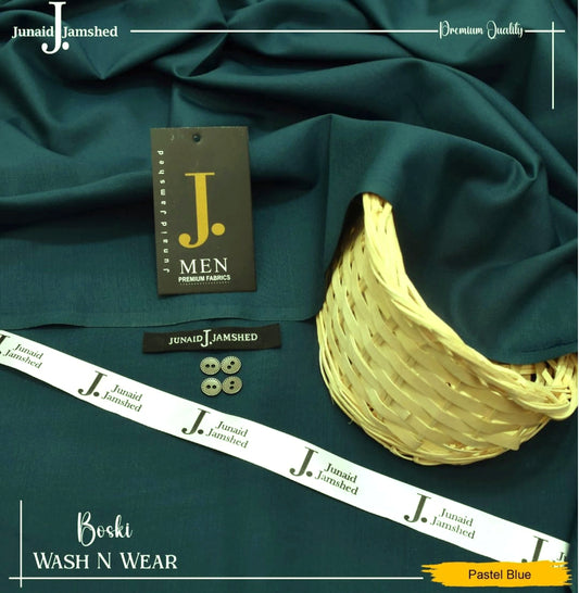 J. JUNAID JAMSHAED - FOUR SEASONS WASH & WEAR PASTEL BLUE