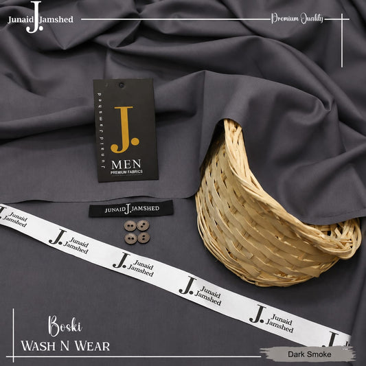 J. JUNAID JAMSHAED - FOUR SEASONS WASH & WEAR DARK SMOKE