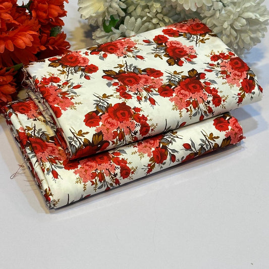 2 Piece - Summer Cotton Digital Printed Suit RC
