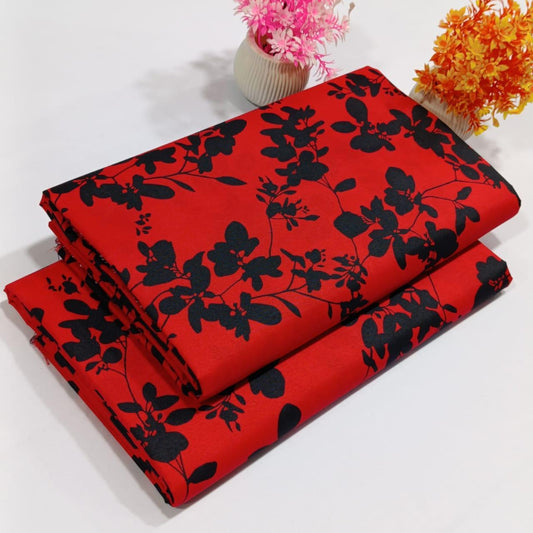 2 Piece - Summer Cotton Digital Printed Suit RC