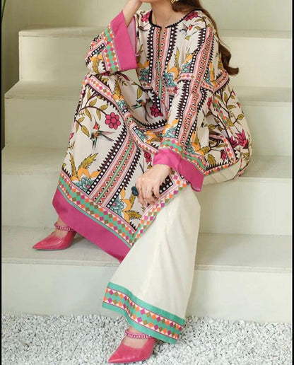 Lulusar Pure Silk Unstitched 3-Piece 223