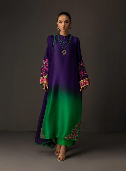 Lulusar Pure Silk Unstitched 3-Piece 221