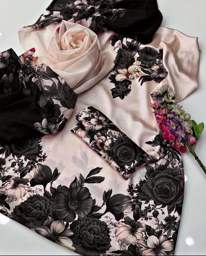 Lulusar Pure Silk Unstitched 3-Piece 214