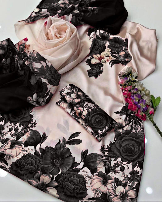 Lulusar Pure Silk Unstitched 3-Piece 214