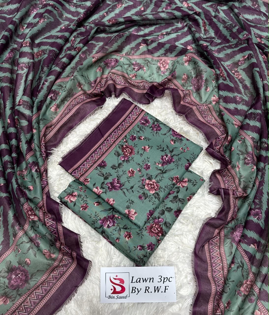 Orignal Binsaeed Lawn 3-piece Unstitched 2026