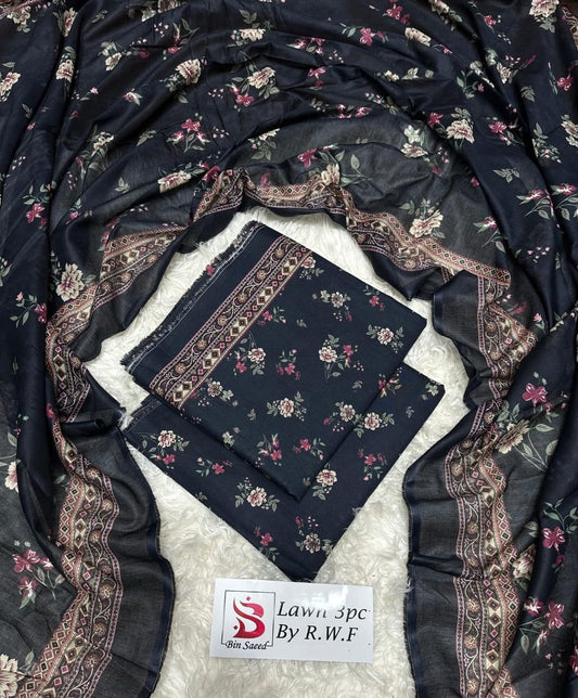 Orignal Binsaeed Lawn 3-piece Unstitched 2026