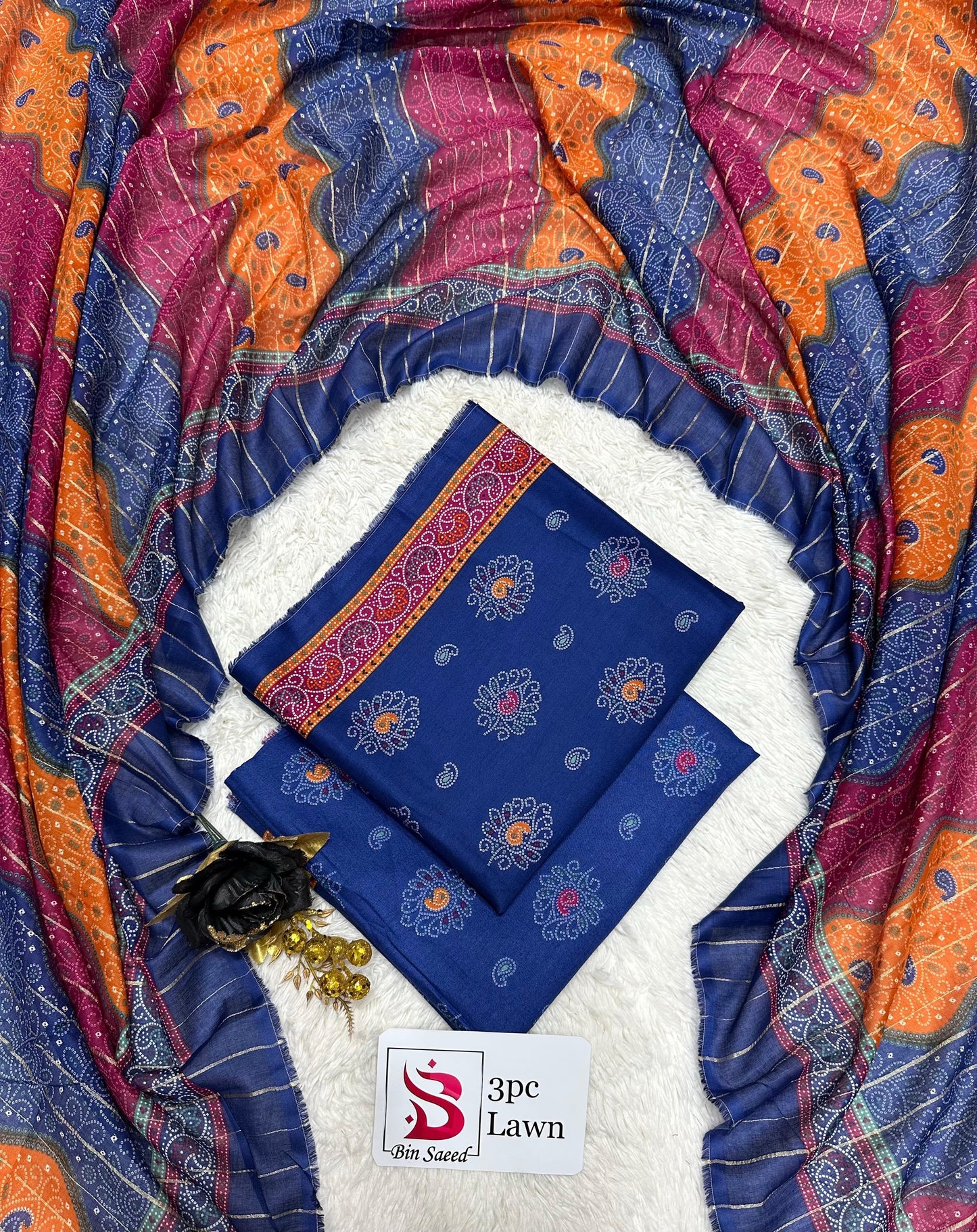 Orignal Binsaeed Lawn 3-piece Unstitched 2026