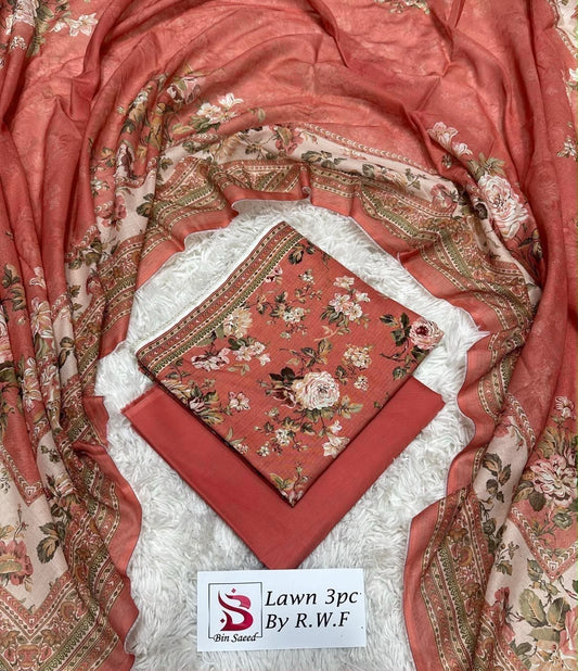 Orignal Binsaeed Lawn 3-piece Unstitched 2026