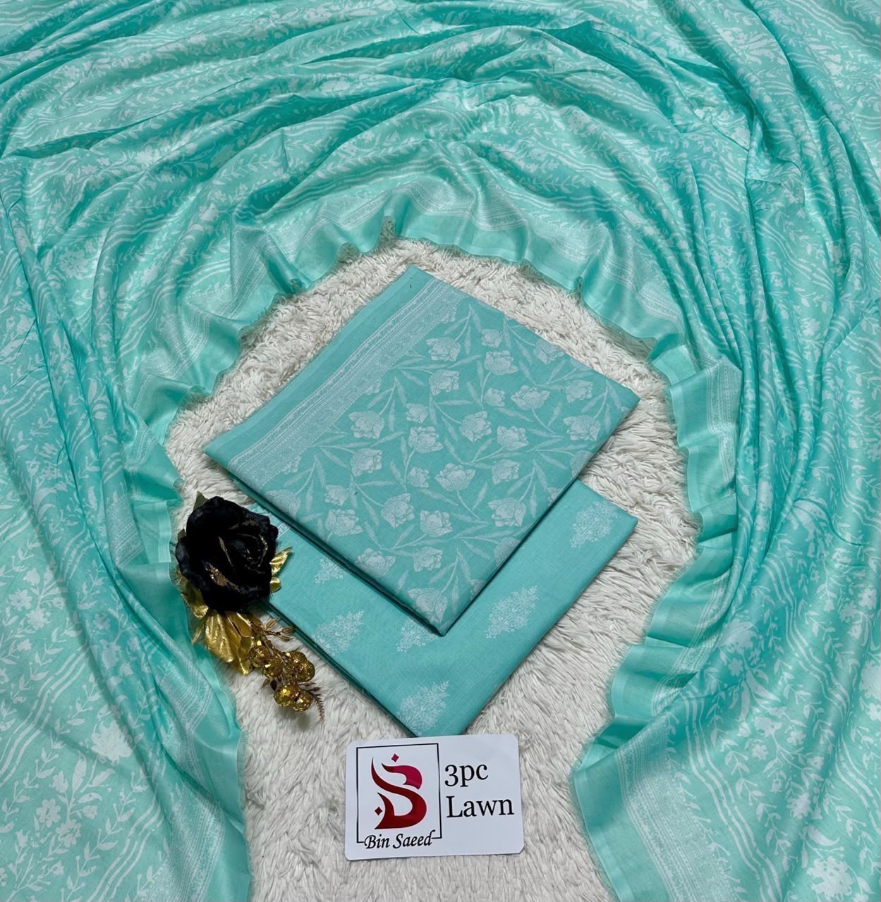 Orignal Binsaeed Lawn 3-piece Unstitched 2026