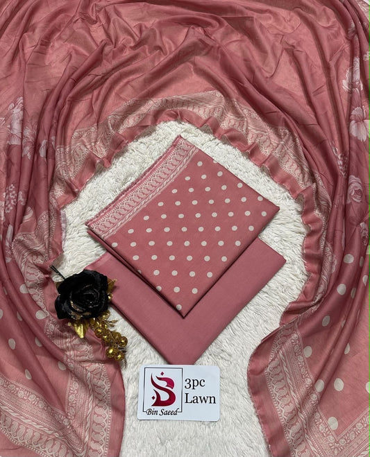Orignal Binsaeed Lawn 3-piece Unstitched 2026