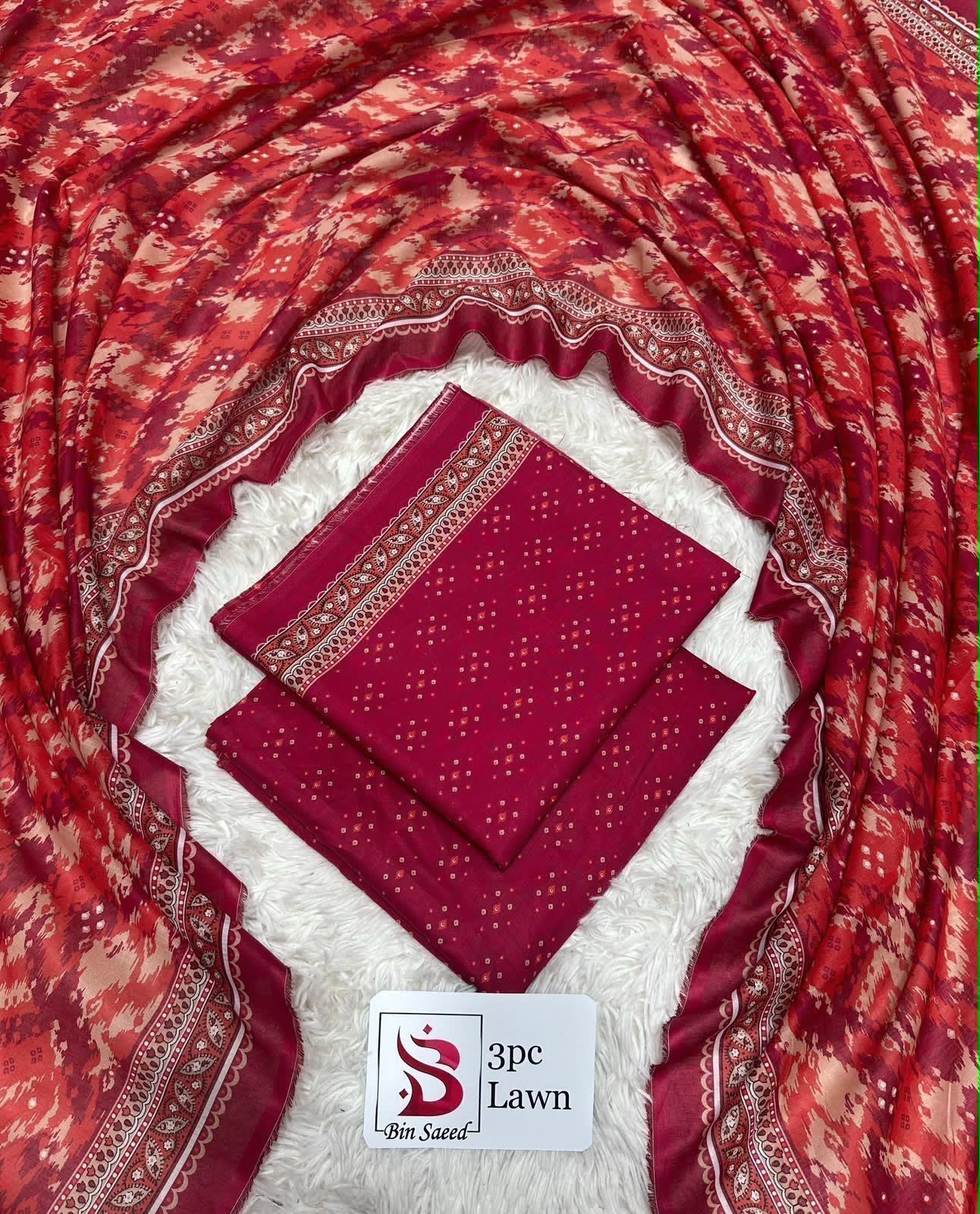 Orignal Binsaeed Lawn 3-piece Unstitched 2026