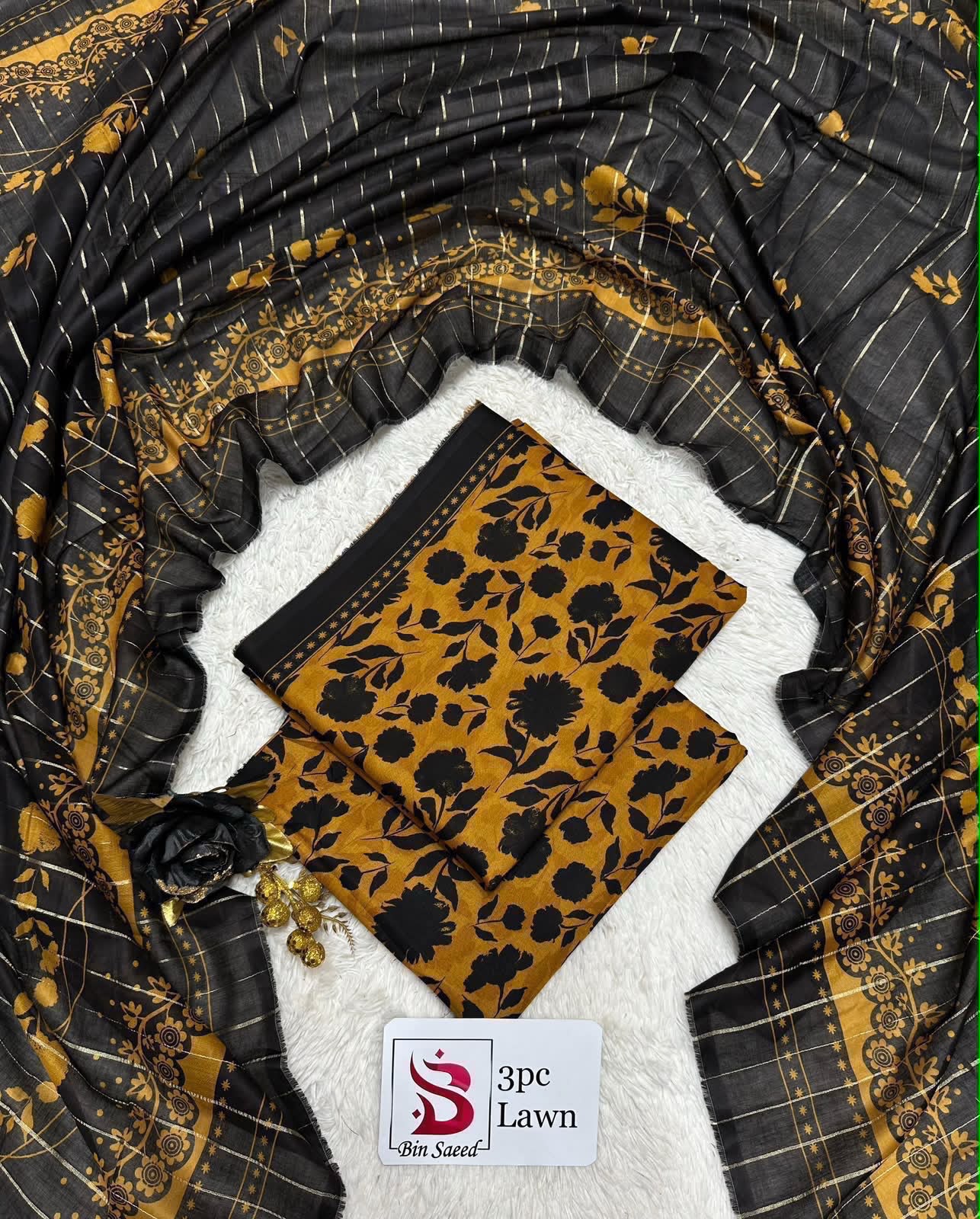 Orignal Binsaeed Lawn 3-piece Unstitched 2026