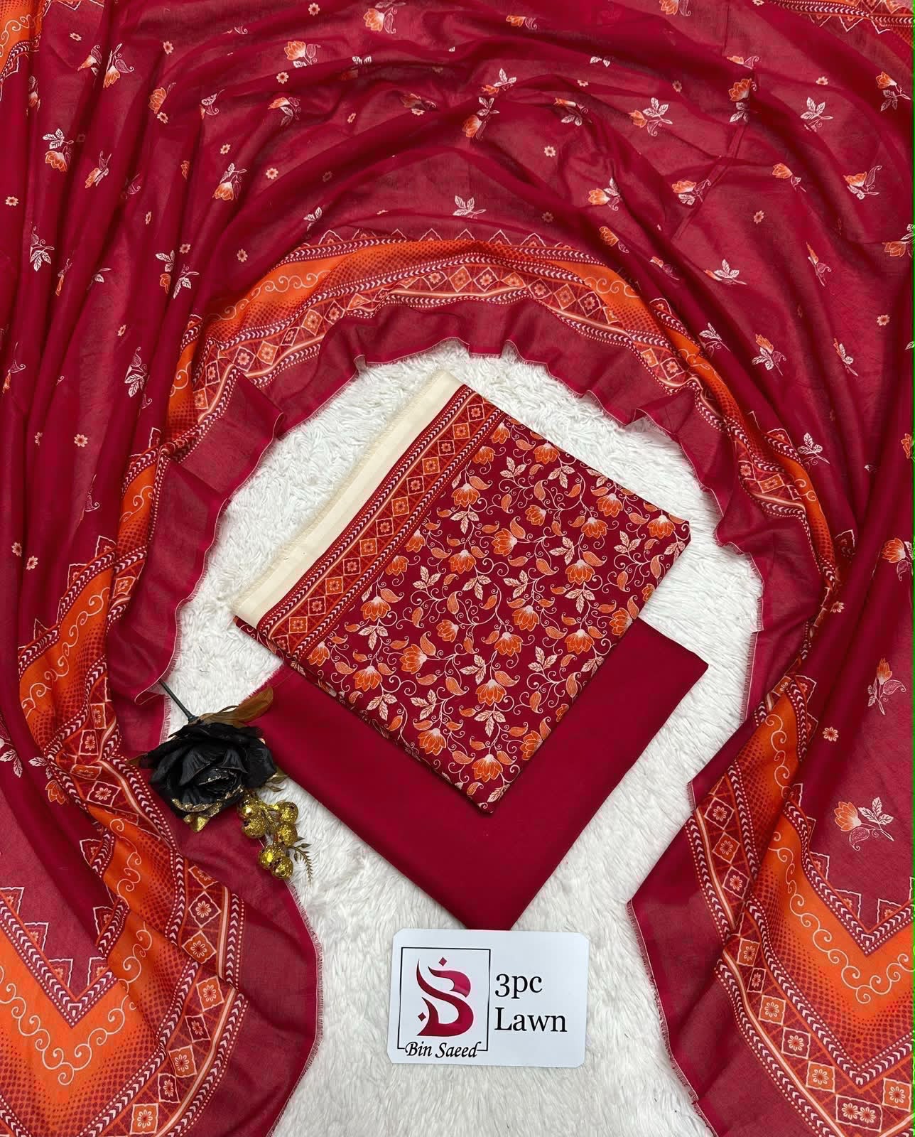 Orignal Binsaeed Lawn 3-piece Unstitched 2026