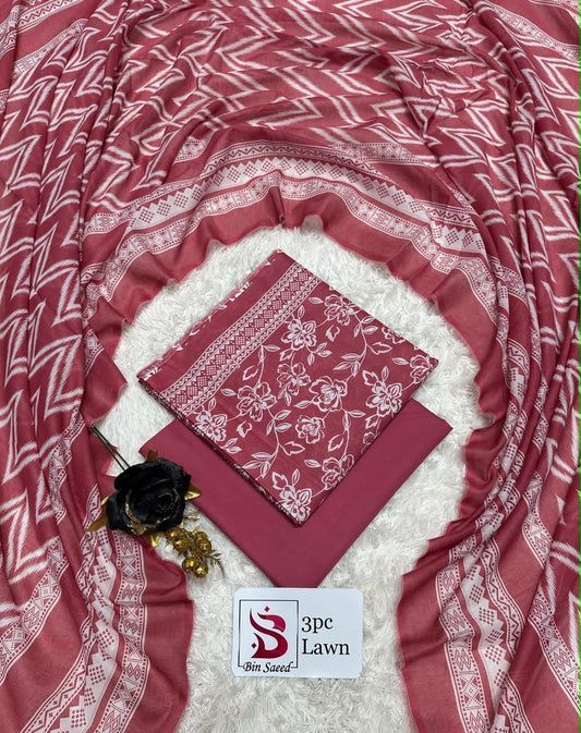 Orignal Binsaeed Lawn 3-piece Unstitched 2026