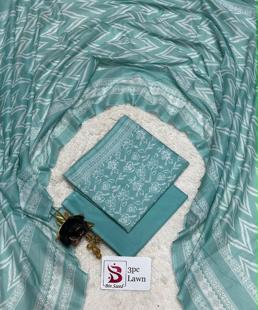 Orignal Binsaeed Lawn 3-piece Unstitched 2026