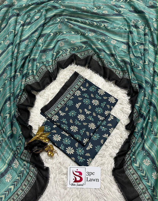 Orignal Binsaeed Lawn 3-piece Unstitched 2026