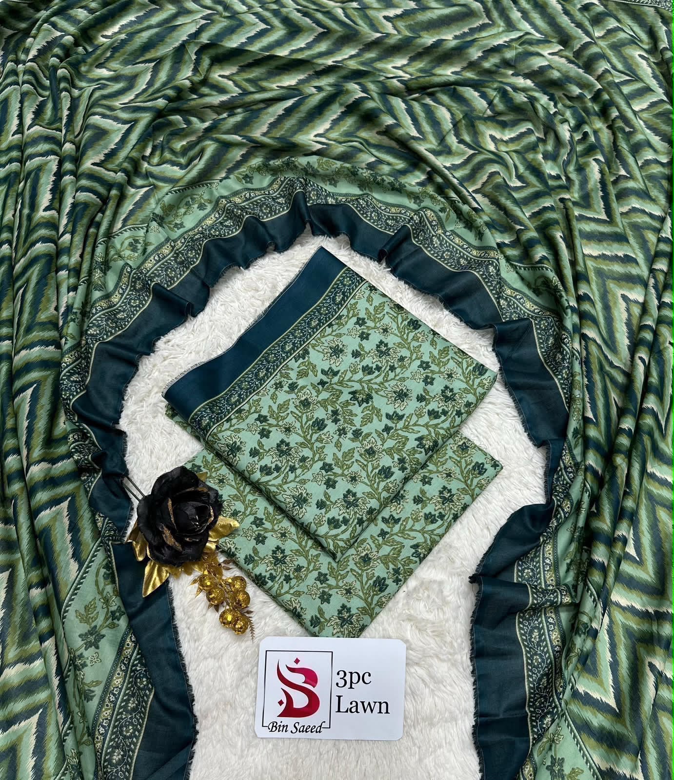 Orignal Binsaeed Lawn 3-piece Unstitched 2026