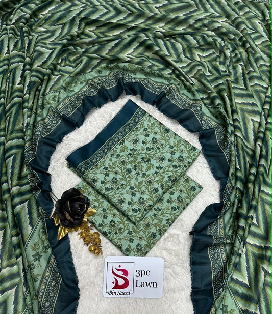Orignal Binsaeed Lawn 3-piece Unstitched 2026