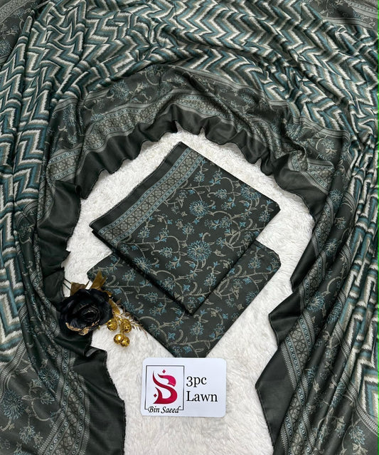 Orignal Binsaeed Lawn 3-piece Unstitched 2026