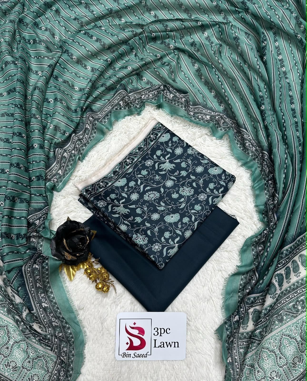 Orignal Binsaeed Lawn 3-piece Unstitched 2026