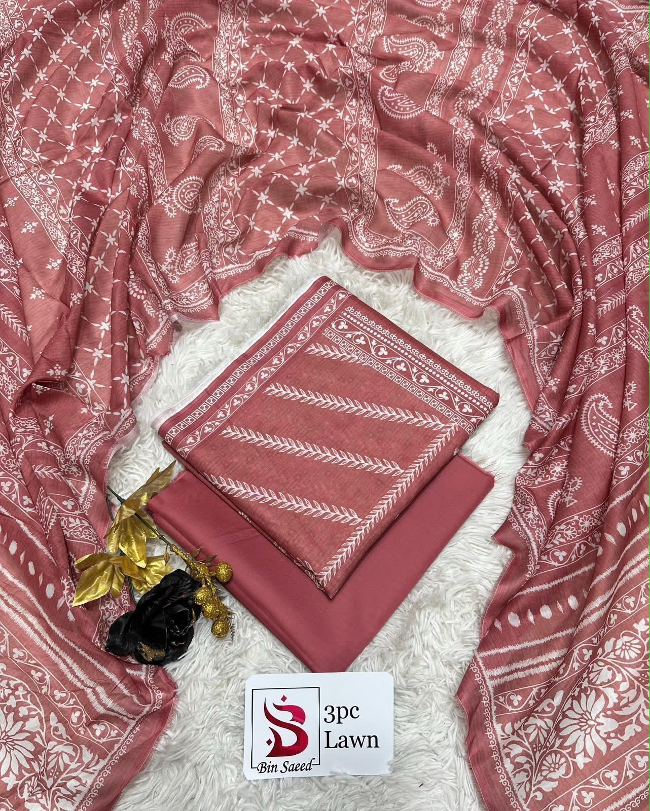 Orignal Binsaeed Lawn 3-piece Unstitched 2026