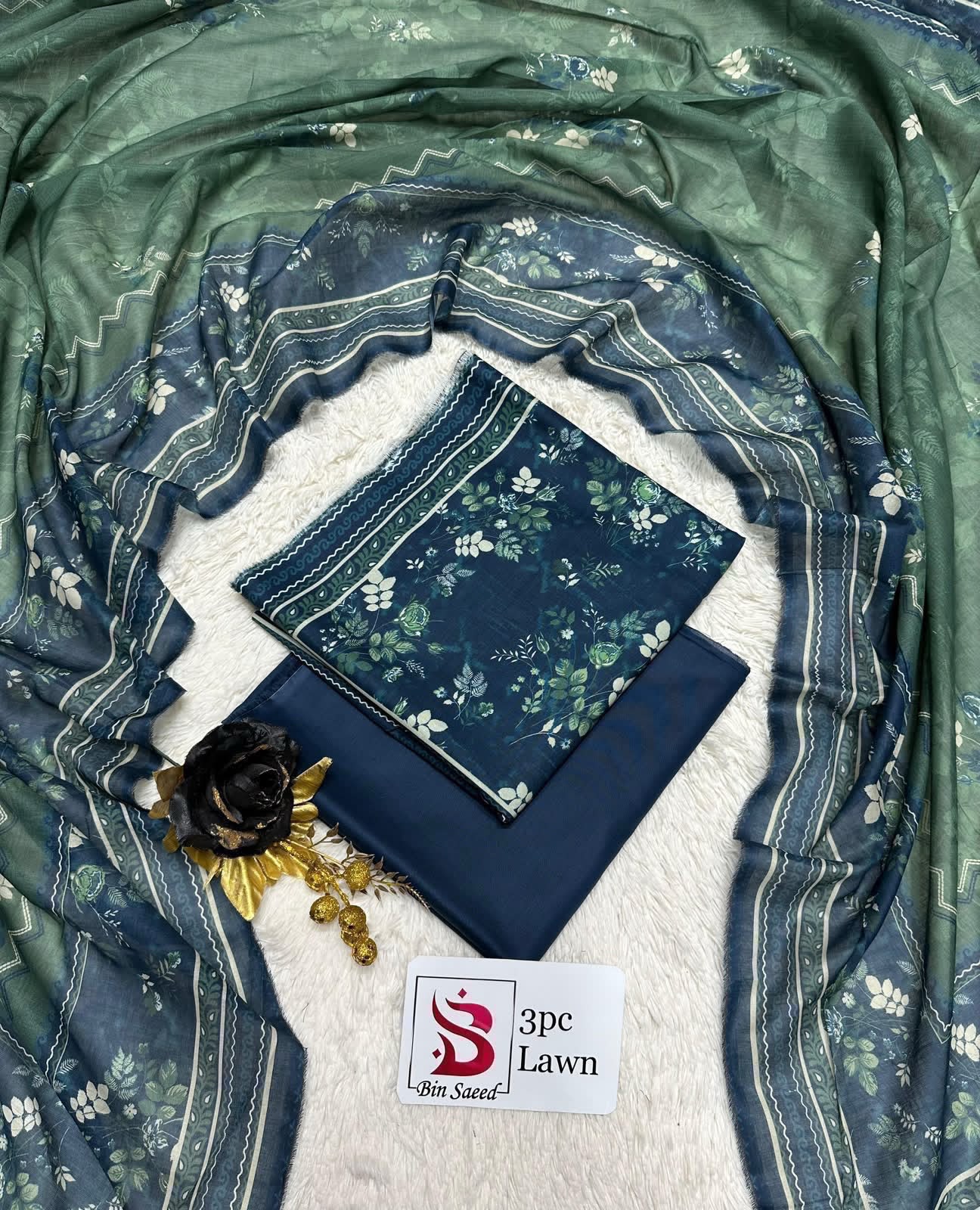 Orignal Binsaeed Lawn 3-piece Unstitched 2026