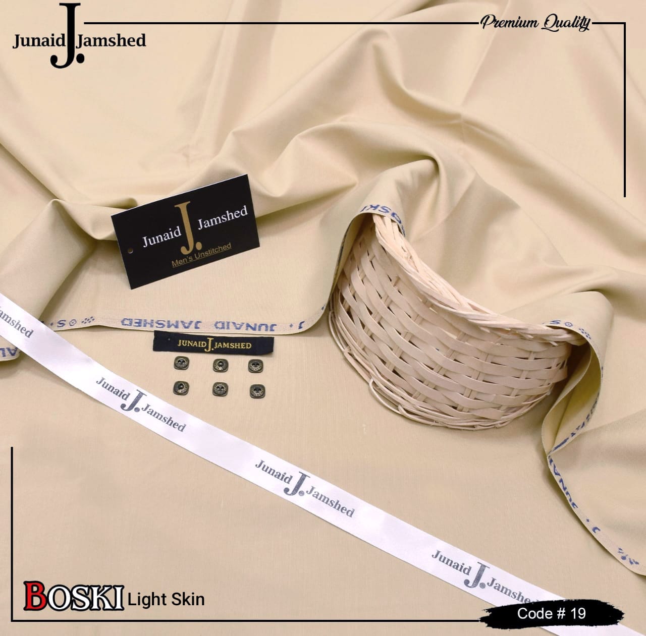 J. JUNAID JAMSHAED - FOUR SEASONS WASH & WEAR BOSKI