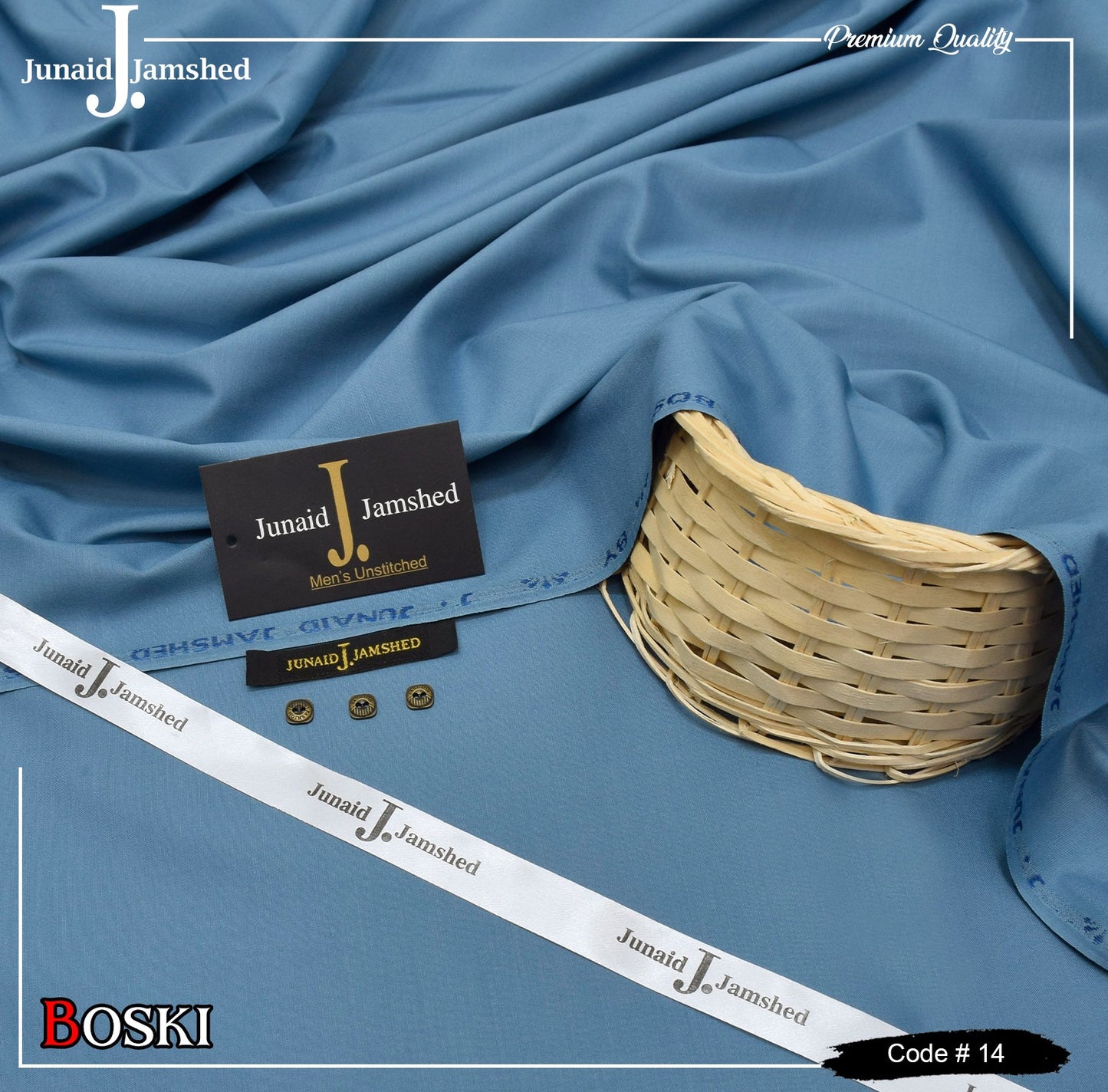 J. JUNAID JAMSHAED - FOUR SEASONS WASH & WEAR BOSKI