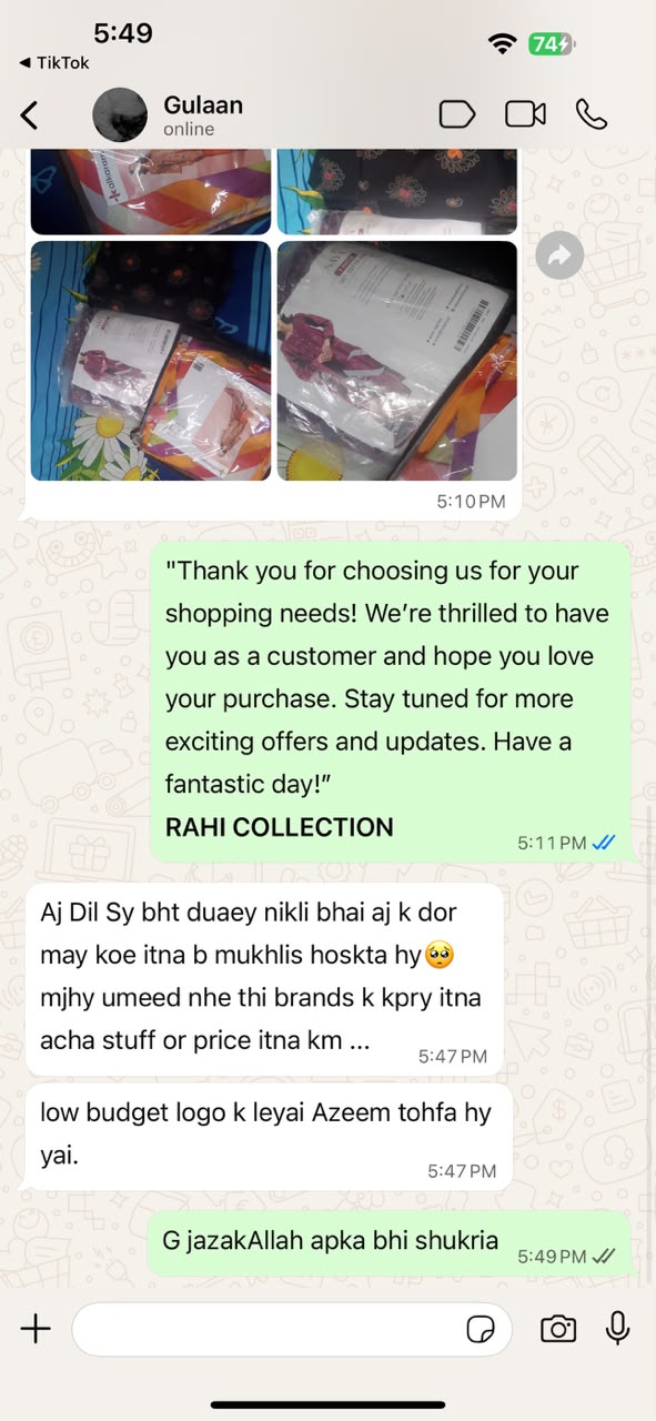 Customer feedback