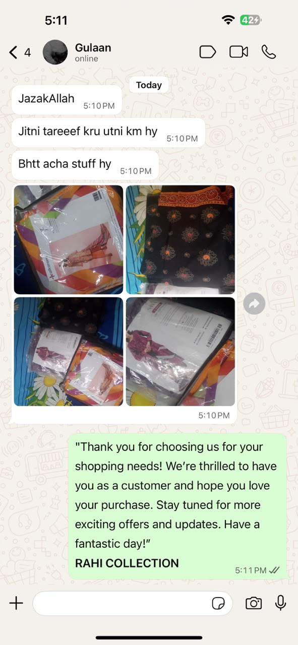 Customer feedback