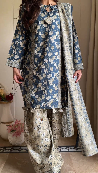 Orignal Binsaeed Lawn 3-piece Unstitched 2026