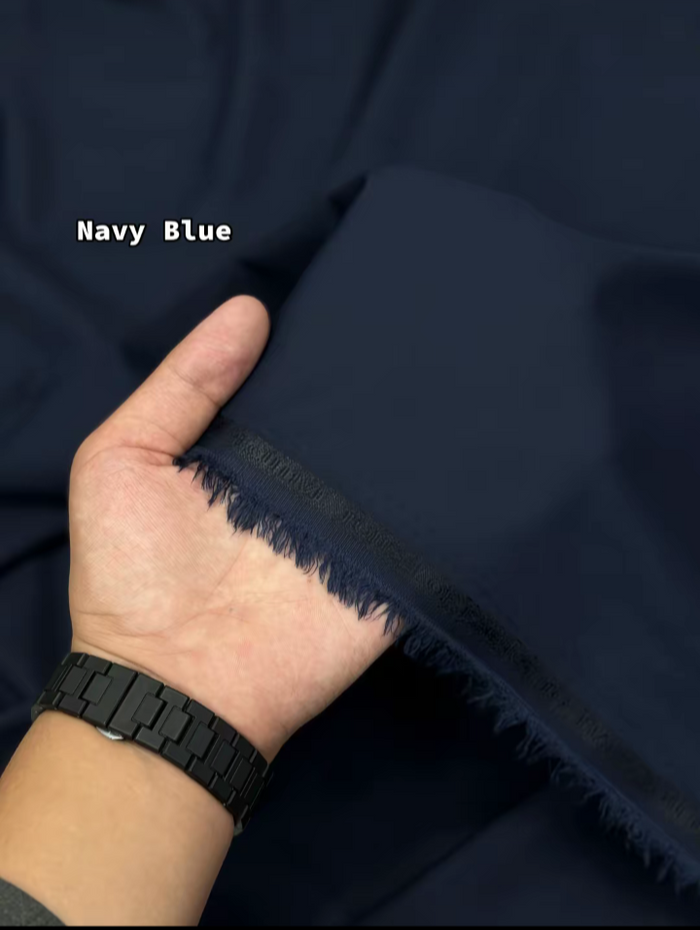 J. JUNAID JAMSHAED - FOUR SEASONS WASH & WEAR BOSKI NAVY BLUE