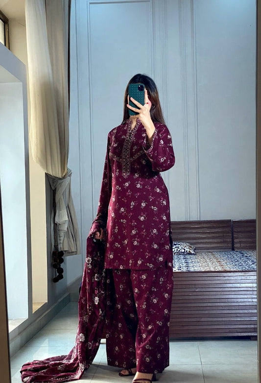 Orignal Binsaeed Lawn 3-piece Unstitched 2026